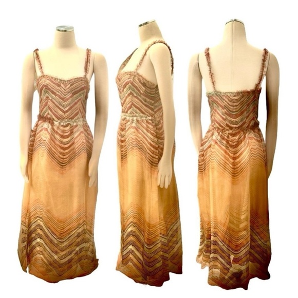 Ulla Johnson Gisele Watercolor Print Silk Sleeveless Midi
Cocktail Dress size 6 - Picture 9 of 12